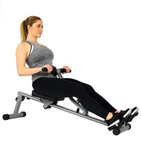 Sunny Health & Fitness SF-RW1205 Rowing Machine Rower with 12 Level Adjustable Resistance