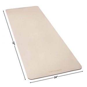 Retrospec Laguna Yoga Mat for Men & Women - Non Slip Excercise Mat for Yoga, Pilates, Stretching, Floor & Fitness Workouts, Quartz, Model:3549