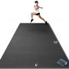 Gorilla Mats Premium Extra Large Exercise Mat – 12' x 6' x 1/4" Ultra Durable, Non-Slip, Workout Mat for Instant Home Gym Flooring – Works Great on Any Floor Type or Carpet – Use With or Without Shoes