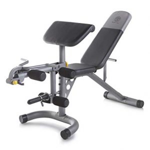 Gold's Gym XRS 20 Olympic Workout Bench with Removable Preacher Pad