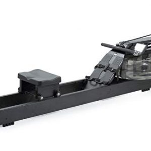 WaterRower Club All Black Rowing Machine in Ash Wood with S4 Monitor