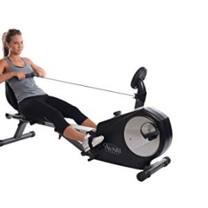 Avari Conversion II Rower/Recumbent Bike, Black - Smart Workout App, No Subscription Required - Rowing Machine and Stationary Exercise Bike