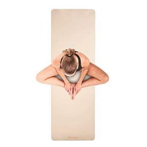 Retrospec Laguna Yoga Mat for Men & Women - Non Slip Excercise Mat for Yoga, Pilates, Stretching, Floor & Fitness Workouts, Quartz, Model:3549