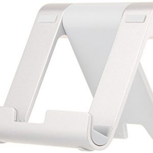 Amazon Basics Multi-Angle Portable Stand for iPad Tablet, E-reader and Phone - Silver