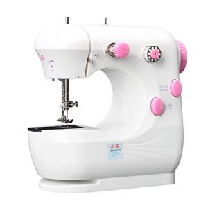 Portable Mini Electric Sewing Machine, Dual-Thread, Dual-Speed and Multi-Function, Suitable for Beginners