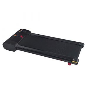 Sunny Health & Fitness Walkstation Slim Flat Treadmill for Under Desk and Home - SF-T7945,Black