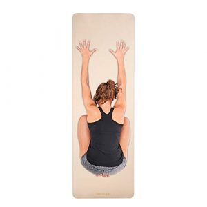 Retrospec Laguna Yoga Mat for Men & Women - Non Slip Excercise Mat for Yoga, Pilates, Stretching, Floor & Fitness Workouts, Quartz, Model:3549