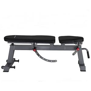 MENCIRO Adjustable Weight Bench, 7 Back Positions 3 Seat Positions Full Body Workout Bench for Home Gym Bench Press Weight lifting