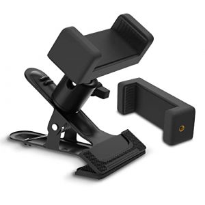 VHIONER Rower Machine Phone Holder, Metal Rotating Phone Holder Made for Concept 2 Rowing PM5 Monitors