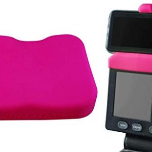 Pink Phone Holder and Silicone Seat Cover Combo Designed for The Concept 2 Rowing Machine and PM5 Monitor