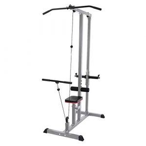 Tengma Body LAT Pull Down Machine Low Row Cable Fitness Exercise Body Workout Strength Training Bar Machine,Core Training Weigh Strength Sports Home Gym
