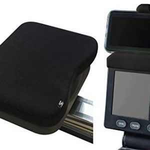 The Comfort Rowing Machine Combo: Rowing Machine Cushion and Phone Holder Compatible with PM5 Monitor from Concept 2