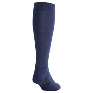 Under Armour Adult Team Over-The-Calf Socks, 1-Pair , Midnight Navy/White , Large