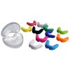 Single Pack Silicone Sports Mouthguards (10 Choices) - Multicolor Athletic Teeth Protectors - Youth Sized Protection- Boxing, MMA, Football, Basketball, Hockey, Lacrosse, Rugby (Clear White)