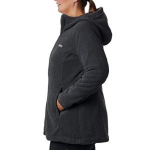 Columbia Women's Benton Springs II Long Hoodie, Charcoal Heather, Small