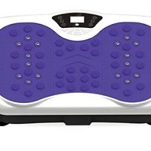 CCHH 4D Vibration Platform Machine, Slimming Machine Vibration Plate with Bluetooth Music Style, Home Whole Body Workout Vibration Fitness Platform, Training Equipment for Toning (Purple)