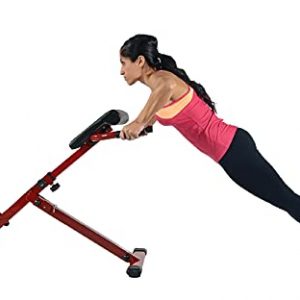Stamina X Hyper Bench - Smart Workout App, No Subscription Required - Hyperextension and Core Strengthening Station