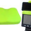 Yellow Phone Holder and Silicone Seat Cover Combo Designed for The Concept 2 Rowing Machine and PM5 Monitor