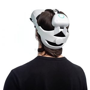 Rebuff Reality VR Power for Oculus Quest and Quest 2 - 10,000mAh, 8 hrs Playtime, 10 hrs Video Steaming - 3X Type-C Connections - Counter Balance with Improved Comfort - Power Ring LEDs Indication