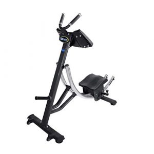 Ab Coaster The Abs Company CS3000 - Ultimate Ab Workout, Six Pack Exercise Machine for Professional Facilities, Stainless Steel 2.5” Rails, Plate Loading Resistance (Black)