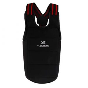 Tongina Chest Guard Boxing MMA Body Protector Martial Arts Taekwondo Training Kickboxing Target Protective Gear - Comfortable & Adjustable - Multiple Sizes - S