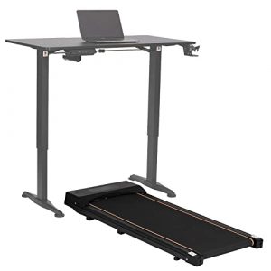 Under Desk Electric Treadmill, Installation-Free, Remote Control and LED Display, Walking Jogging for Home Office