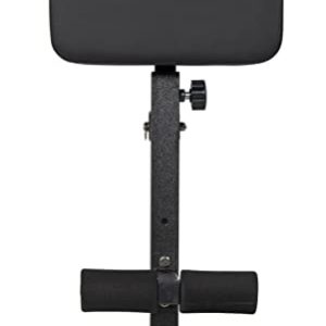 BalanceFrom Adjustable Roman Chair AB Back Hyperextension Bench with Handle, 300-Pound Capacity
