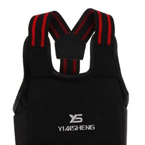 Tongina Chest Guard Boxing MMA Body Protector Martial Arts Taekwondo Training Kickboxing Target Protective Gear - Comfortable & Adjustable - Multiple Sizes - S