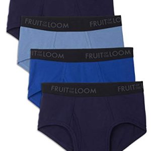 Fruit of the Loom mens Breathable Underwear Briefs, Brief - Cotton Mesh 4 Pack, X-Large US