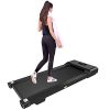 SSPHPPLIE Under Desk Treadmills for Home - Portable Electric Walking Treadmill with Remote Control - Walking Jogging Machine for Home/Office Use, Installation-Free