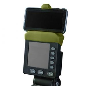 Phone Holder Made for PM5 Monitors of Rowing Machine, SkiErg and BikeErg - Silicone Fitness Products (Green)
