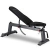MENCIRO Adjustable Weight Bench, 7 Back Positions 3 Seat Positions Full Body Workout Bench for Home Gym Bench Press Weight lifting