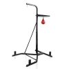 YOLENY Boxing Bag Stand Premium Material Martial Arts Equipment, Boxing Stand for Heavy Bag and Speed Bag, Includes Speed Bag for Speed Training, Up to 220 lbs, for Home and Gym Fitness