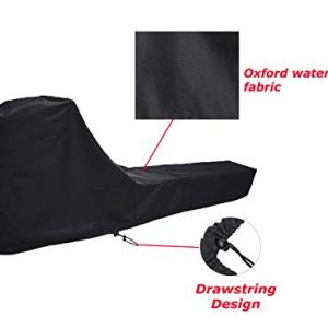 Rowing Machine Cover, Fitness Equipment Protective Cover and Oxford Waterproof Fabric are The Ideal Choice for Indoor and Outdoor use（Black）