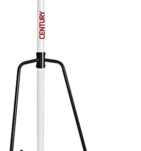 Century Heavy Bag Stand | One Size | White & Black | 3" Tubular Steel | Durable | Includes Weight Pegs for Stability | Holds up to 100lbs | 84.25 x 48W