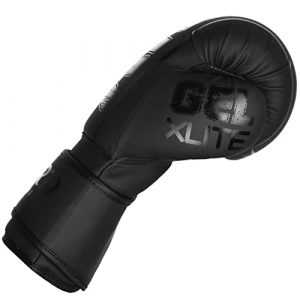 ARD Xlite Black Matte Finish Gel Boxing Gloves for Men & Women Training MMA Muay Thai Premium Quality Gloves for Punching Heavy Bags Sparring Kickboxing Fighting Gloves (10oz)