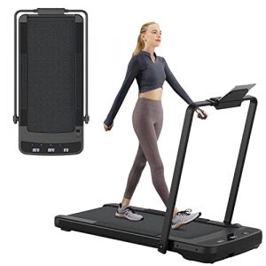 JOZZBY Under Desk Treadmill - 2 in 1 Folding Treadmill for Home Exercise, Easy Assembly, Sturdy, Portable and Space Saving, Remote Control, Foldable Walking Pad for Home, Office