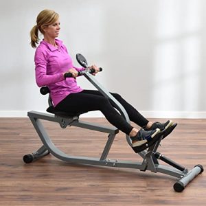 Stamina EasyRow Hydraulic Rowing Machine - Compact Rower for Home w/Smart Workout App, LCD Monitor, Adjustable Resistance