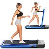 ANCHEER 2 in 1 Folding Treadmill,Electric Under Desk Treadmill with App & Remote Control,Acrylic Touch Screen,Walking Jogging for Homm Office,Simple Assemble