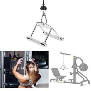 Double D Handle - Cable Machine Handle Attachments, Weight Lifting Workout Accessories (V01)