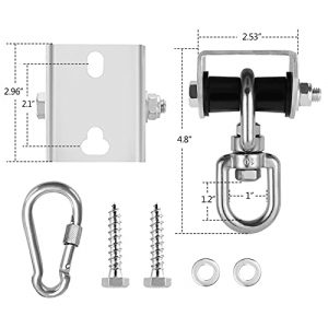 Eapele Heavy Bag Hangers Brackets for Wood Beam