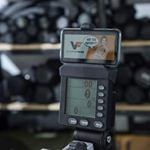 The Comfort Rowing Machine Combo: Rowing Machine Cushion and Phone Holder Compatible with PM5 Monitor from Concept 2