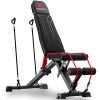 Keppi Adjustable Weight Bench-Foldable Workout Bench Press for Full Body Strength Training, Incline Decline Bench with Fast Folding - 2022 Version