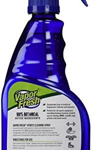 Vapor Fresh Natural Sports Cleaning and Deodorizing Spray for Gym Equipment, Yoga Mats, Boxing Gloves and Sports Pads, 16 Ounces (1-Pack)