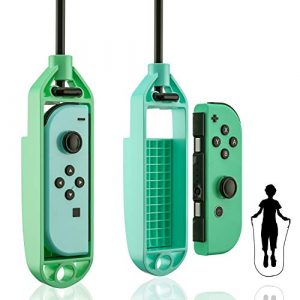Jump Rope Compatible with Nintendo Switch Jump Rope Challenge, Adjustable Skipping Rope for Switch Joy-Con - Animal Crossing New Horizons Theme (9.19ft)