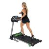 Fitness Avenue Treadmill with Manual Incline and Bluetooth Speakers by Sunny Health & Fitness, Black (FA-7967)