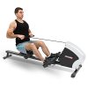 PEXMOR Magnetic Rowing Machine, Foldable Rower 8-Levels Adjustable Resistance & LCD Monitor & Silent, for Cardio & Strength Training Home Gym Use, 265 LB Weight Capacity