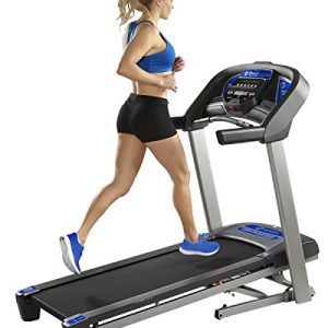 Horizon Fitness T101 Foldable Treadmill for Running and Walking with Bluetooth Connectivity, Incline, 300+ lbs Weight Capacity, Running Machine for Home Exercise