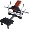 Signature Fitness Glute Bridge Plate-Loaded Hip Thrust Machine for Butt Shaping and Building Glute Muscles, Red, White, Black