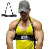 Hawk Sports Arm Blaster for Biceps & Triceps Dumbbells & Barbells Curls Muscle Builder Bicep Isolator for Bodybuilding & Weight Lifting Support for Strength & Muscle Gains (Black)